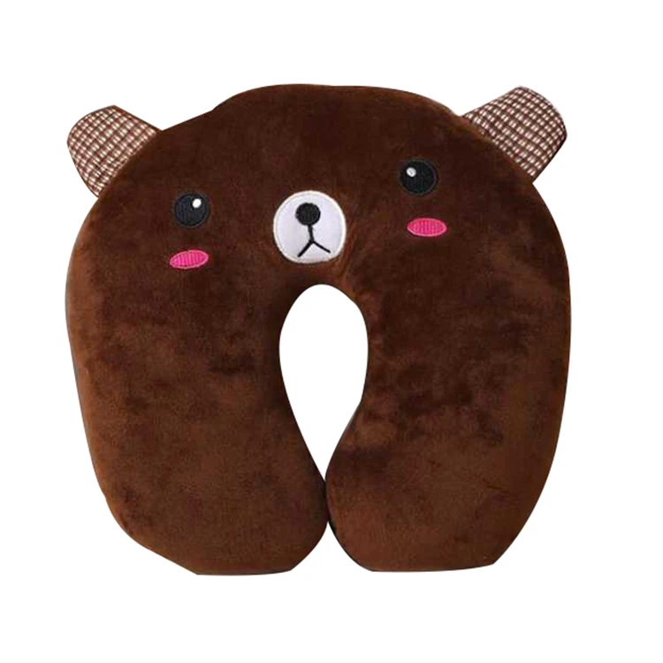 Wholesale Funny Korean Kids U Shape Memory Foam Travel Neck Pillow With Logo
