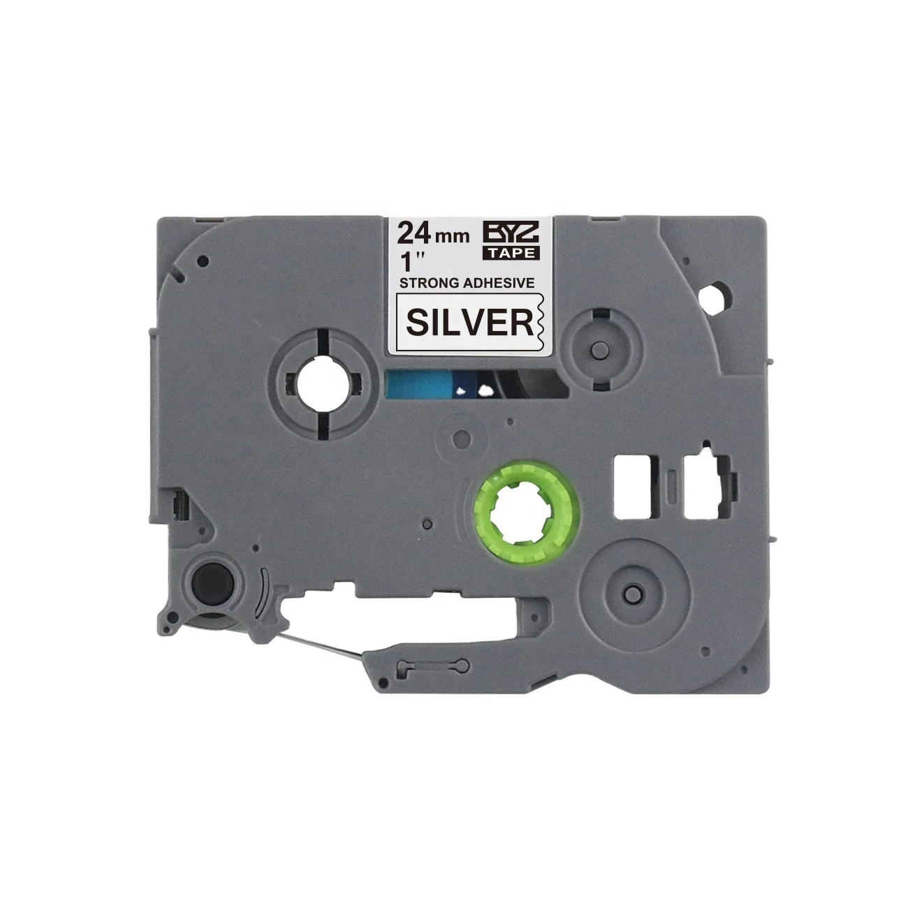 24mm Tze  S951 tz S951 printing ribbon/label tape  Black on Silver tzeS951 Compatible for Brother printer