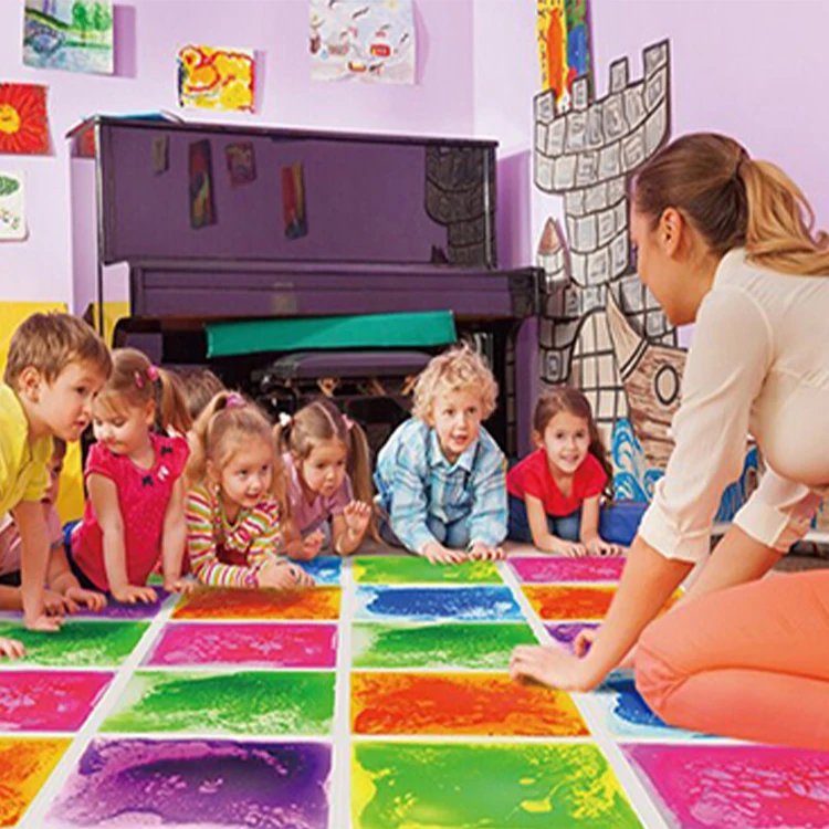 EDUsense Sensory Integration Original Design Relief Stress Anxiety Autism Toys Educational Liquid Floor Tile Sensory Mat