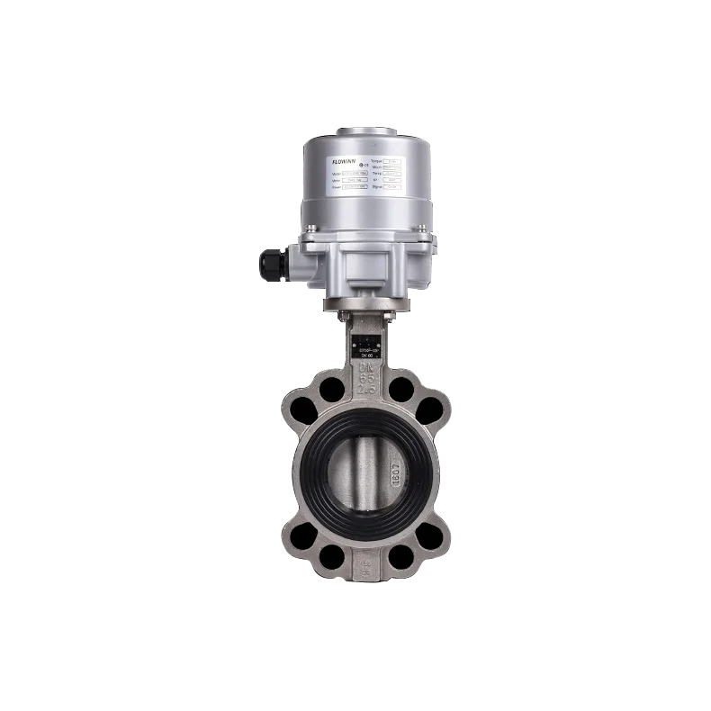 
Pneumatic soft seal clamp soft backrest without pin turbine flanged iron butterfly valve manual nodular platform valve 