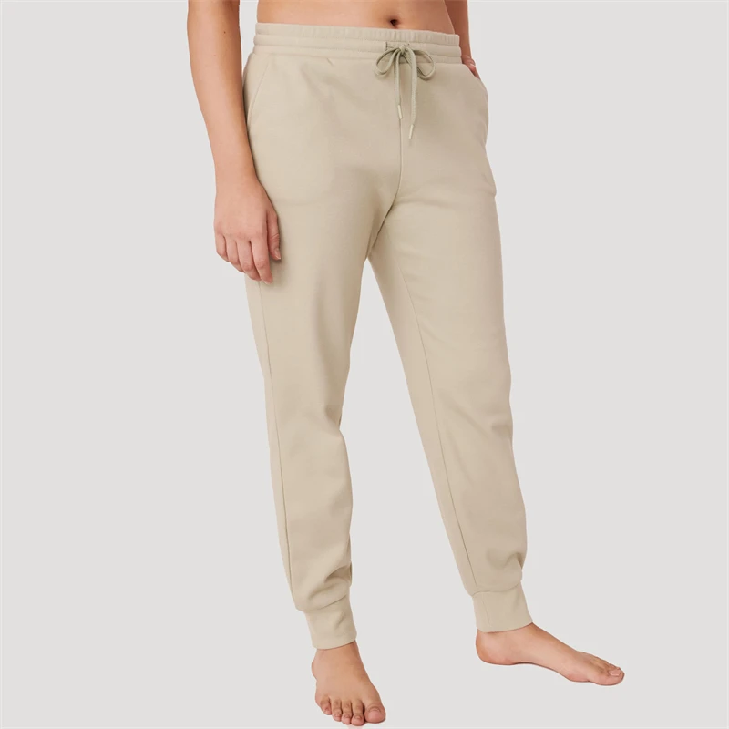 Comfortable Soft fleece Drawstring Elastic waistband Fleece Slim Women Sweatpants