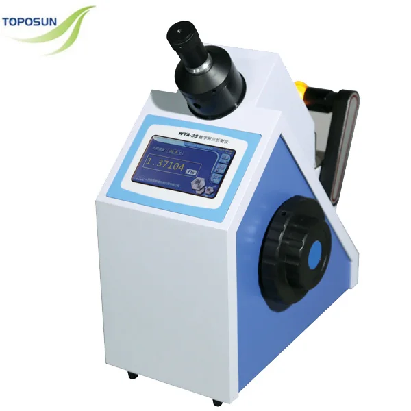 TPS-WYAZT Touch Screen Automatic Thermostatic Abbe Refractometer with Built-in Flow Cell, Brix Refractometer