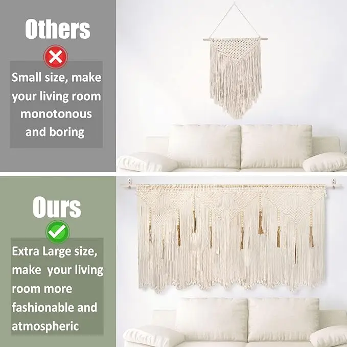 Accents Colored Best Wall Deco Makramee Beautiful Decor Big Home Hobbycraft Textiles Hanging Crafts Craft Basic Macrame Knots