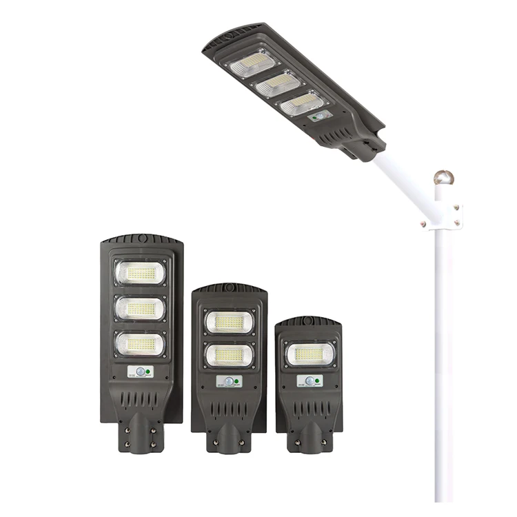 Solar Lights Outdoor Waterproof Ip65 Wall Mounted 100 200 300 watt solar lamps All In One Led Street Lighting