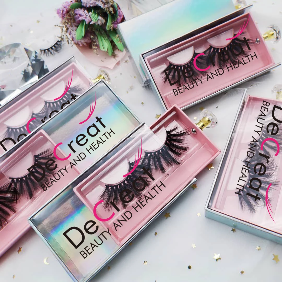 Wholesale False Eyelashes mink lashes With faux mink lashes lash packaging