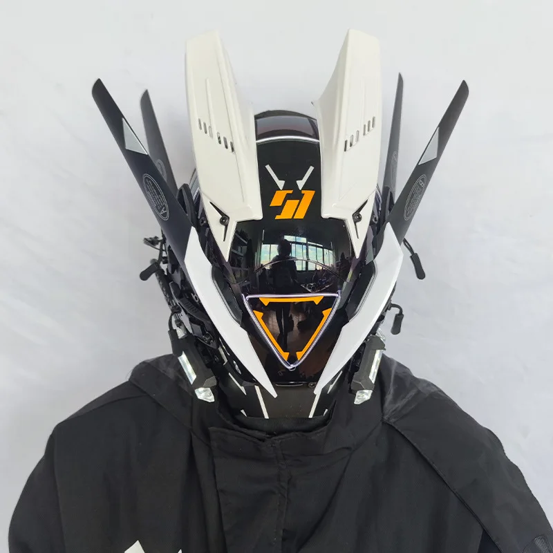 Role play Full head set men Cyberpunk mask cosplay Blast Street performance popular cosplay props