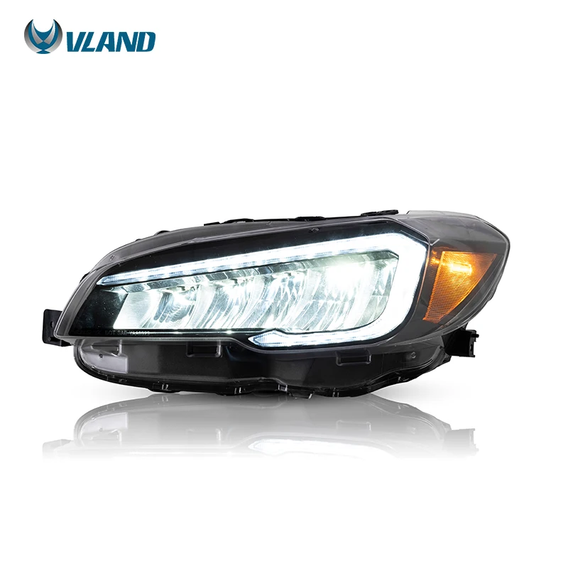 VLAND Factory LED Headlights For Subaru WRX STI 2015-2021 Others Car Light Accessories Auto Lighting Systems Parts Sequential