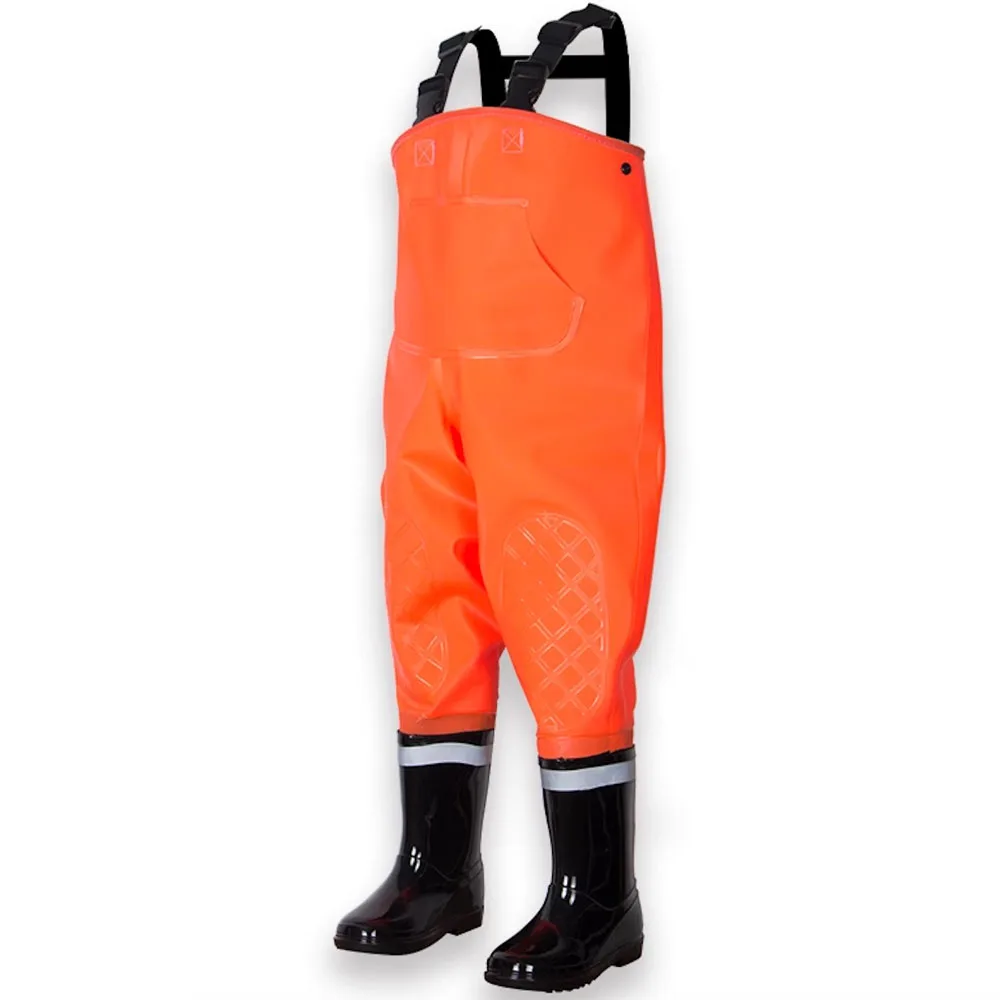 High Quality  Children Play Waterproof Chest Wader PVC Outdoor Breathable Fly Fishing Durable