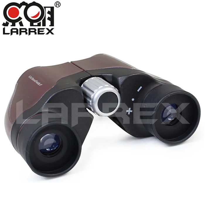 Широко используется Larrex 6,5x18 Мини Порро Компактный женский бинокль для кемпинга