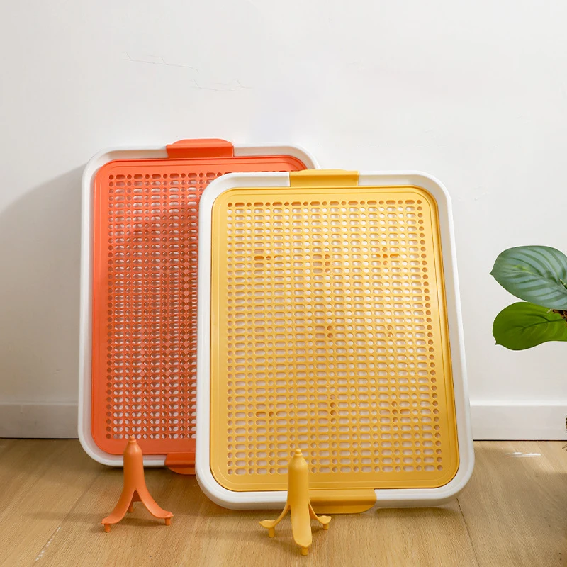 Dog Toilet Banana Stand Puppy Training Indoor Portable Fence Easy to Clean Pet Dog Pee Pads Tray Toilet