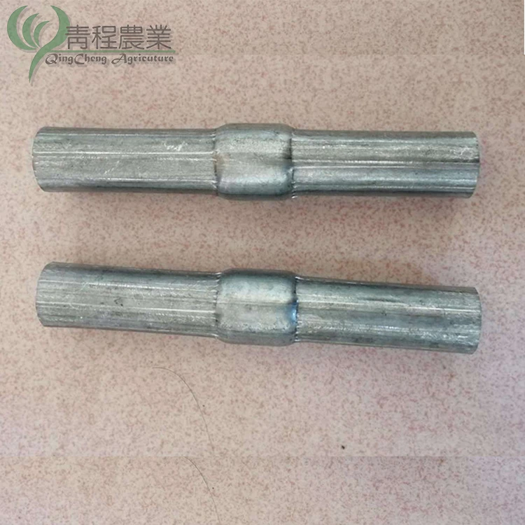 Hot Dip Galvanized Connecting Pipe For Greenhouse Accessories,Steel Strip Elbow Butt Joint Sleeve Cold Galvanized