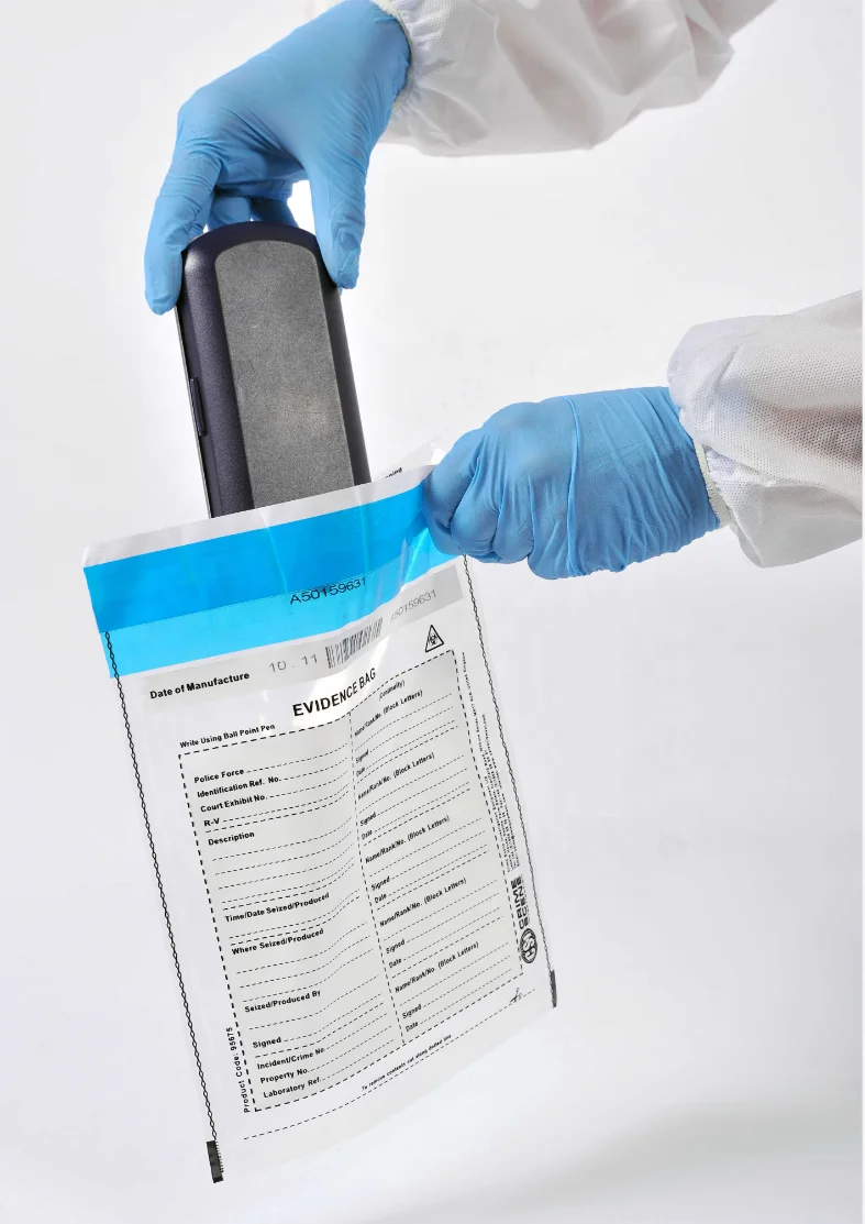 Прозрачный защитный пластиковый депозитный пакет с защитой от конвертов