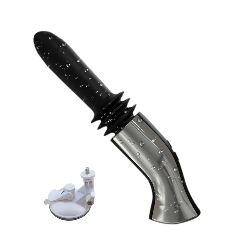 Automatic sex machine gun dildo AV wand massager thrusting telescopic handheld clitoris vibrator