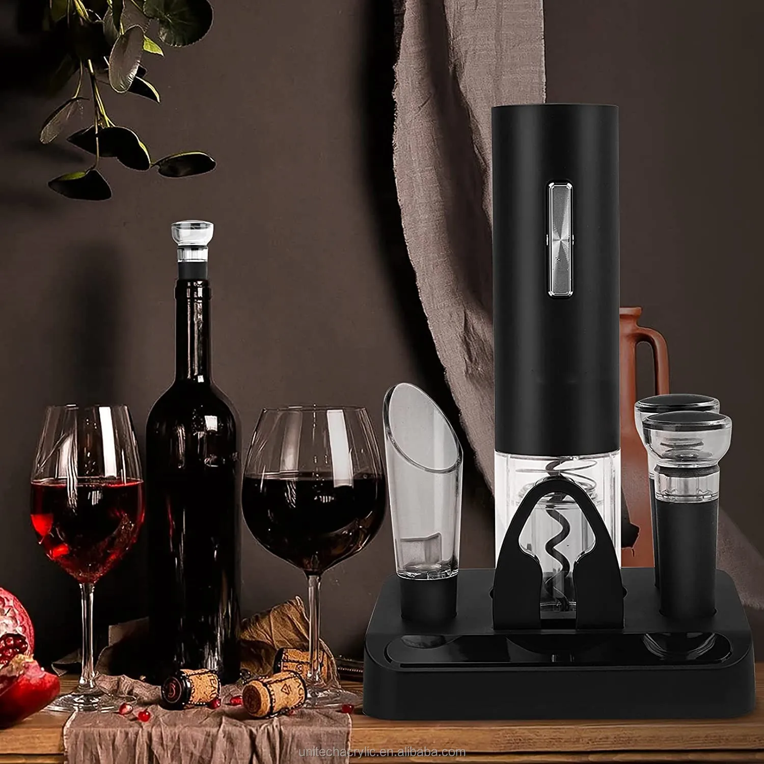 Hot New Luminous Buttons Smart Corkscrew Wine Bottle Electric Wine Opener