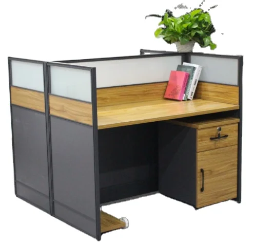 desk office/ modern office desk  staff 2019 guangzhou Commercial furniture of Modern steel frame Benching staff Workstation Offi