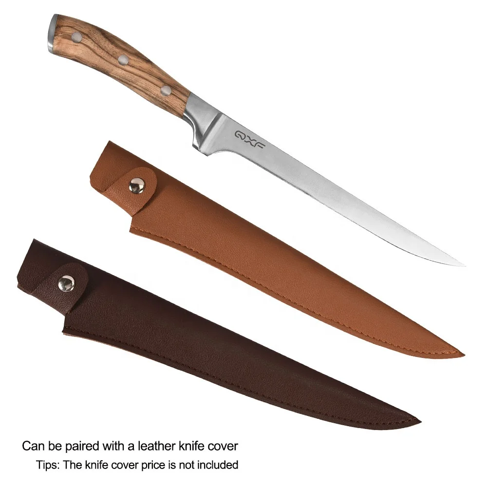 Stainless Steel Bone Cutting Fillet Fish Fillet Knife, 7 Inch Chicken Boning Knife Fish Knife