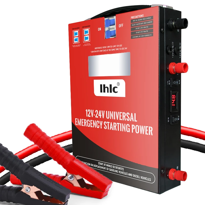 12v 24v 36800mAh Cheap price portable emergency car battery jump starter automobile starting power supply