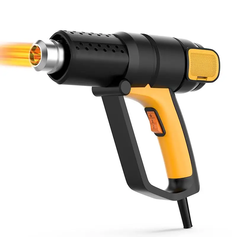 Heat Gun 2000W Heavy Duty Hot Air Gun Kit Variable Temperature Control Portable Quick Motor
