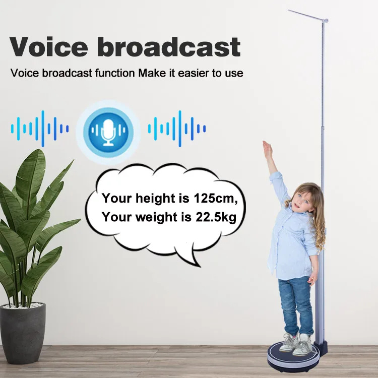 Factory Price Weighing Scale Height and BMI Measurement CE Digital Weight Scale With Height Meter
