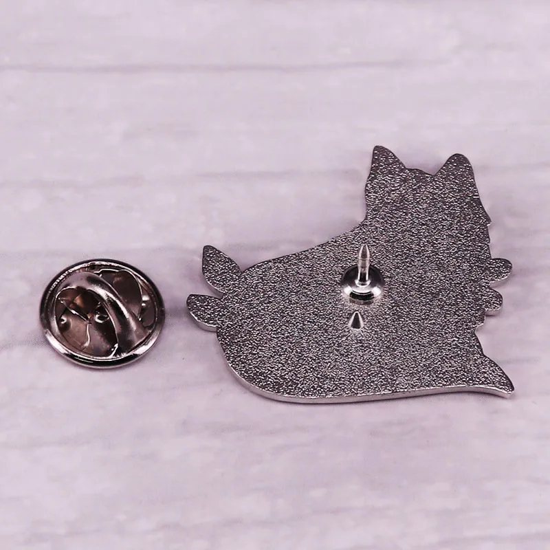 Mushroom Red Fox Enamel Pin Forest Spirit Autumn Animals Badge