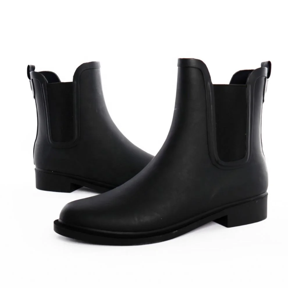 Lapps Manufacture Outdoor Rainproof Reusable Shoes Cover Gumboots Women Ladies Wellies Gum Boots For Rain