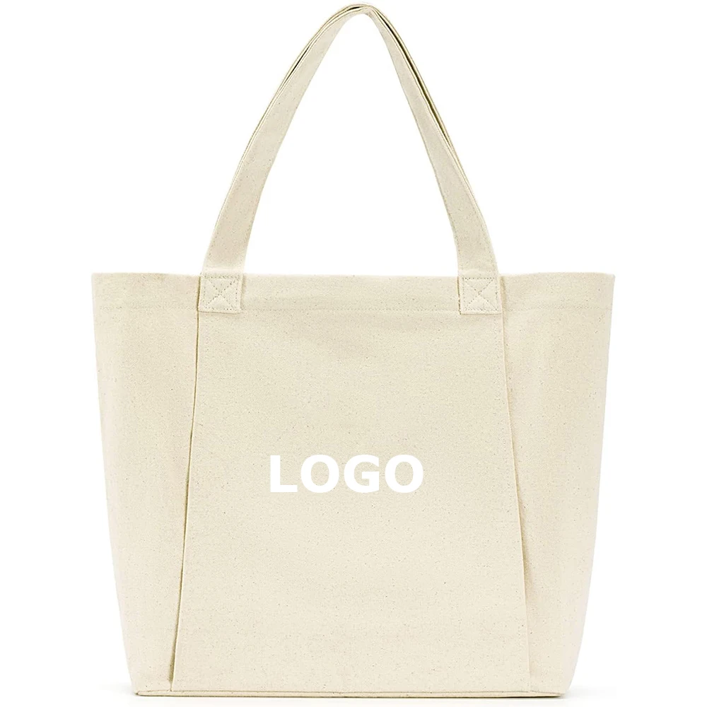 Durable and Foldable Cotton Material Yoga Mat Bag Lightweight Canvas extra Large Zipper Inner Pocket for Cellphone Items