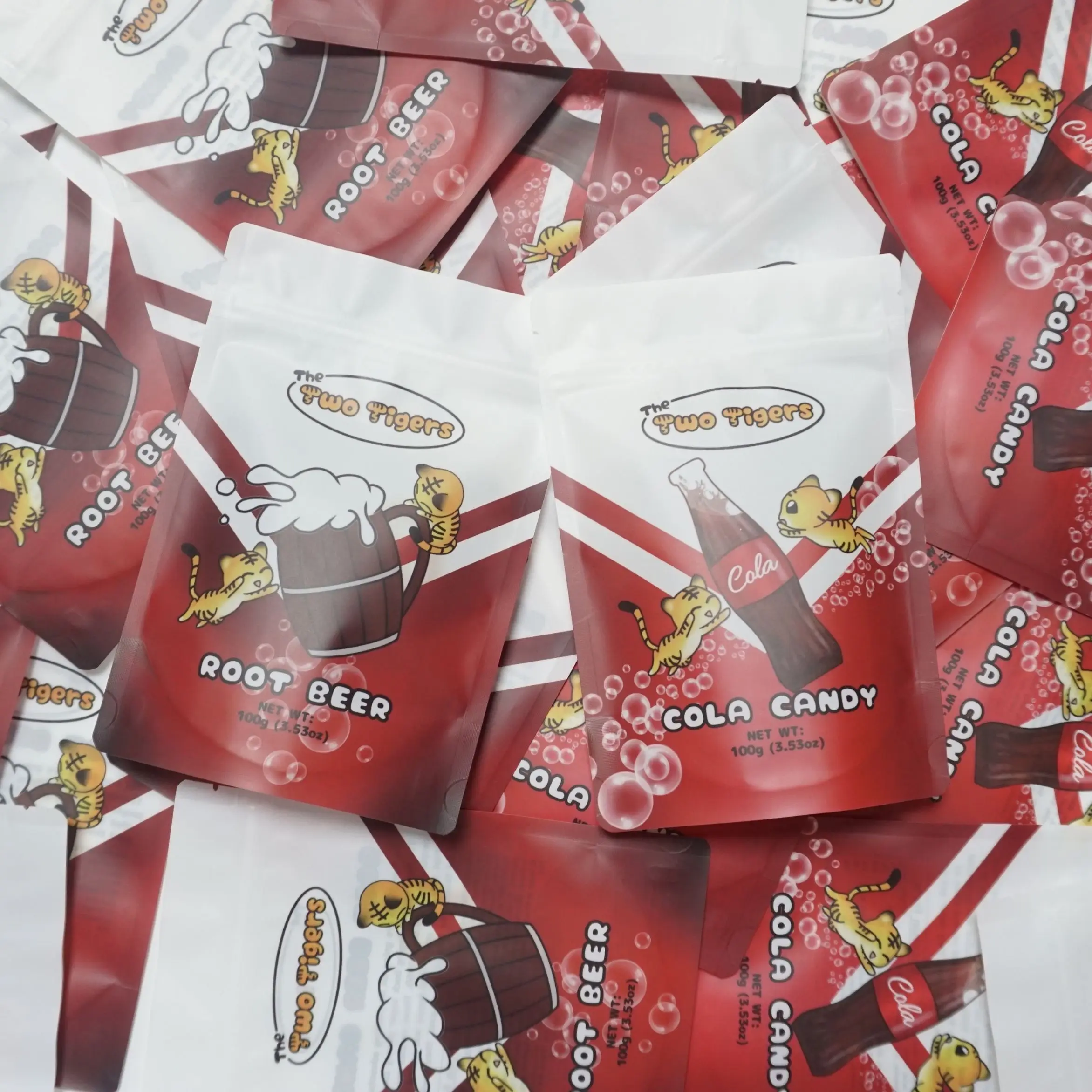 custom printed smell proof flower 3.5g mylar bag edible food cola packaging zipper plastic stand up pouch coffee bags with logos