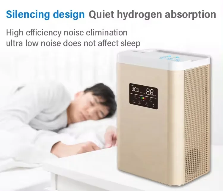 Higher Effective Silencing Design SPE Plus PEM Tech Water Electrolysis Hydrogen Rich Gas Generator With 1200ml Water Tank