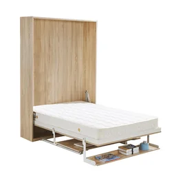 Home Furniture Modern Design Space Saving Wall Mounted Murphy Bed with desk