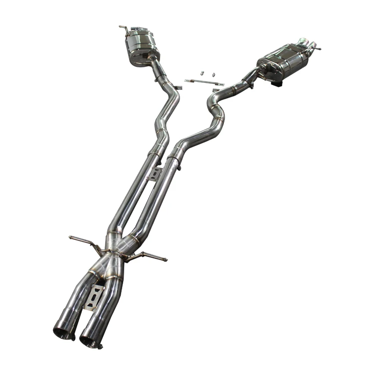 Stainless Catback Exhaust Downpipe For Range Rover Sport L494 L405 Exhaust valve control Exhaust System