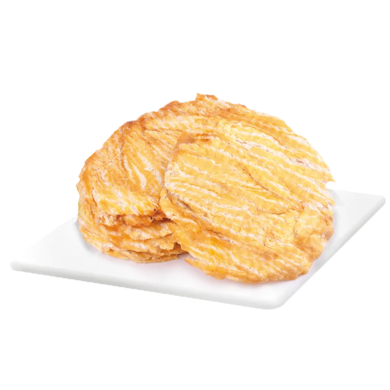 Top Selling OEM&ODM Low Fat Roasted Fish Slices Ready to Eat Dried Fish Seafood Snacks Fish Jerky Ideal for Dieting and Fitness