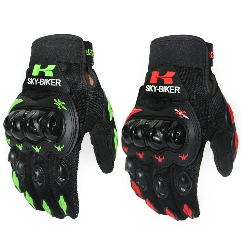 New Motorcycle Gloves Outdoor Sports Hard Shell Four Seasons Bike Gloves Bicycle Racing Gloves