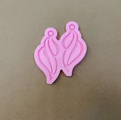 K032503 Glass silicone earring crystal resin mold DIY resin earring mold Amazon hot style ornaments mold for women craft