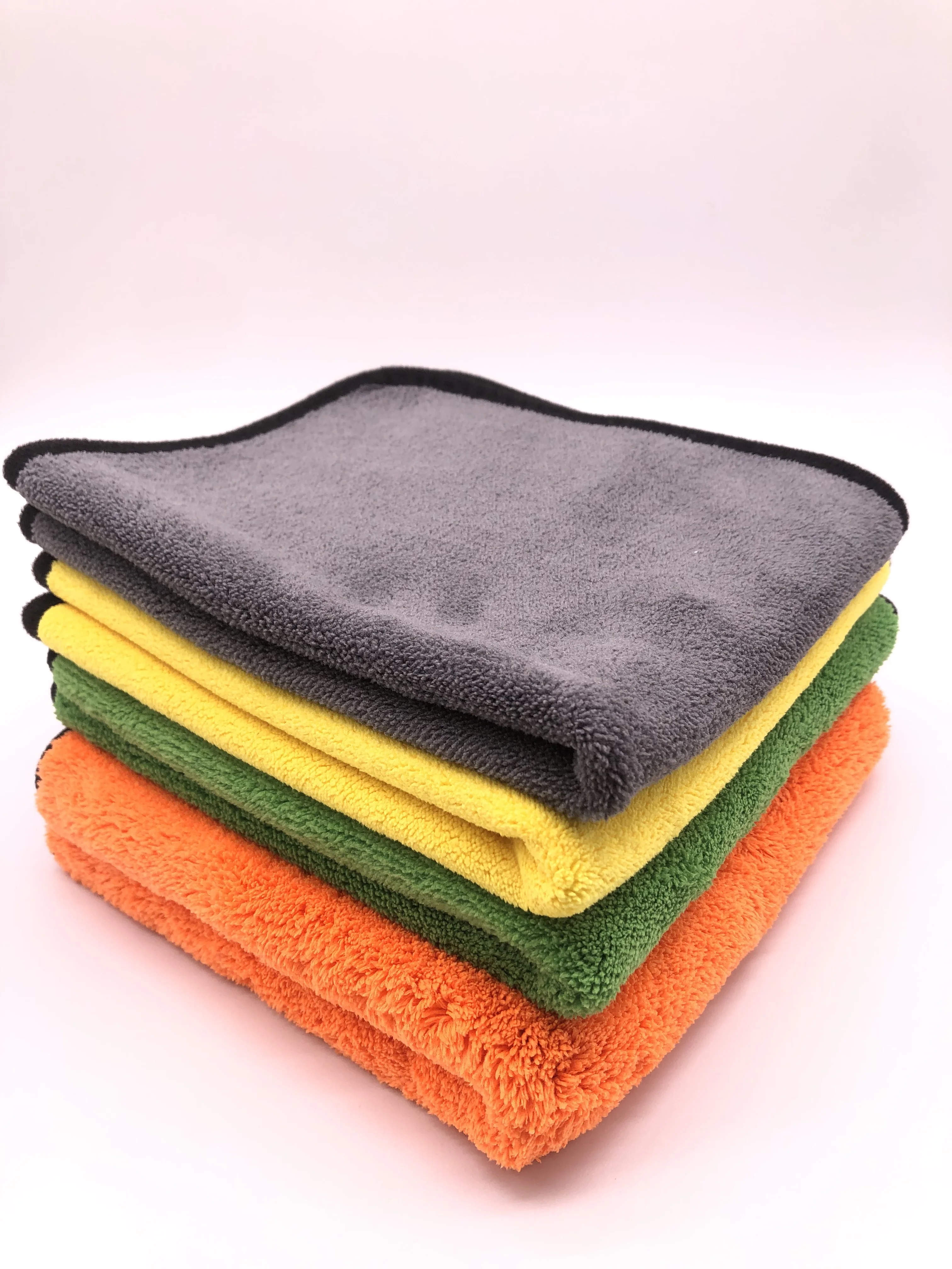 Latest Polishing Waxing Double-Sided Coral Fleece Quick Drying Microfiber Car Towel Car Wash Towels Car Cleaning Cloth