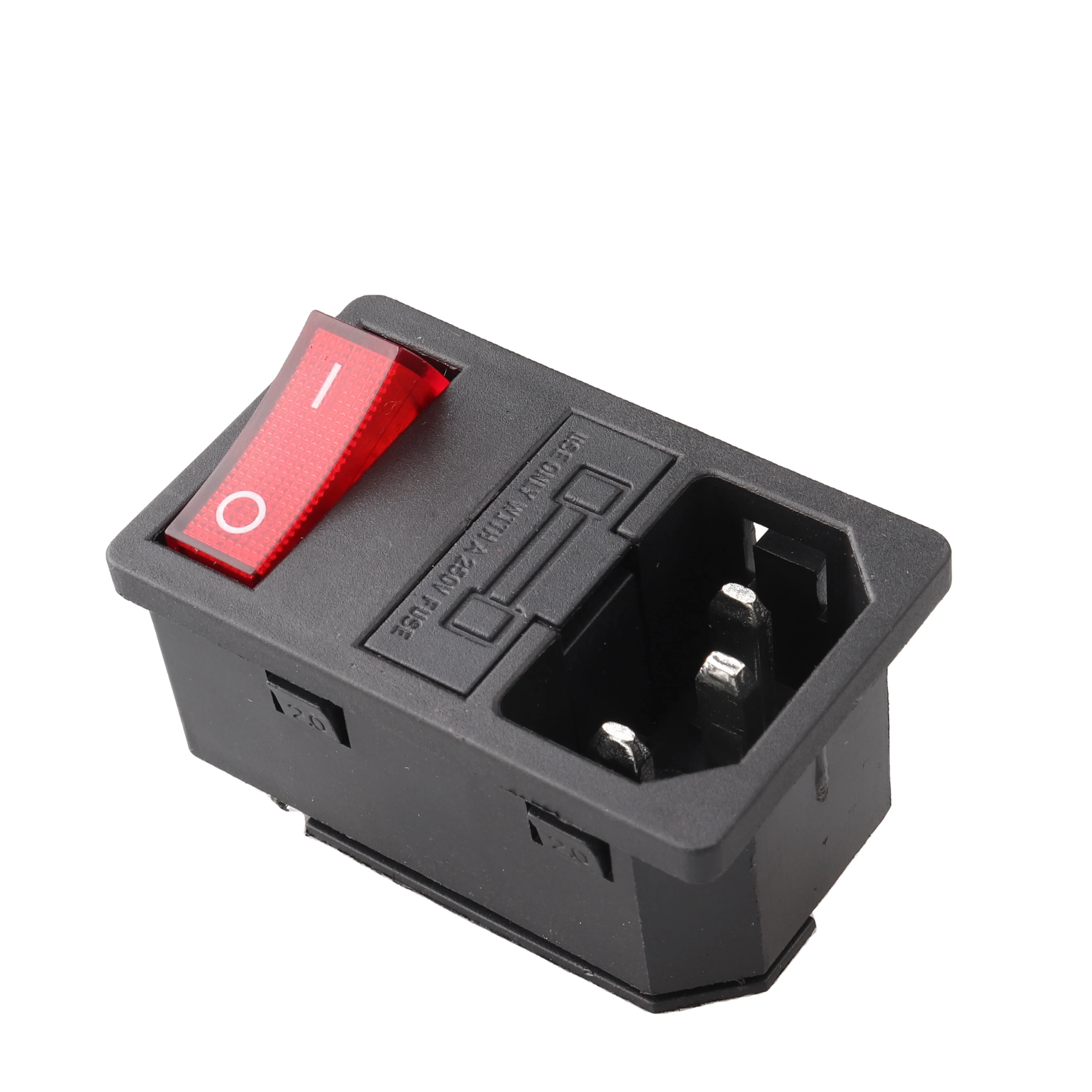  AC-14-F16 Универсальный EU AU UK медный CE 3pin вход питания 10A 250V IEC320 C14 входное гнездо переменного тока с