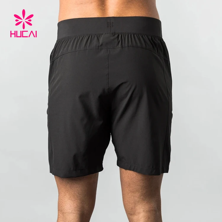 OEM Custom 100% Polyester Dry Fit Running Shorts For Men