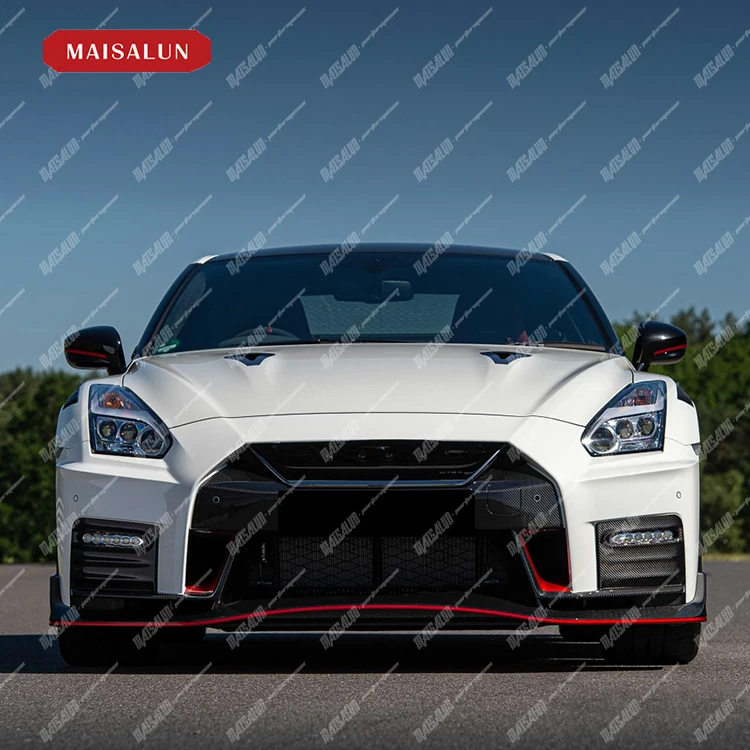 Carbon Fiber car bumper N Style body kit For Nissan GTR R35  Front Bumper Rear Bumper Side Skirt Front Lip Spoiler