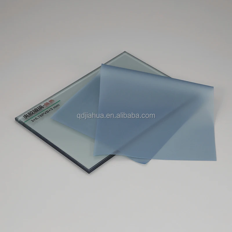 Heat insulation PVB film layer tempered laminated glass for skylight window