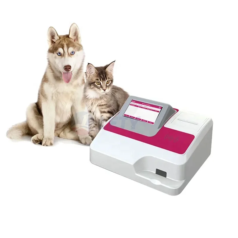 Veterinary Equipment 5 inch Immunofluorescence quantitative Portable Vet POCT Immunoassay Analyzer