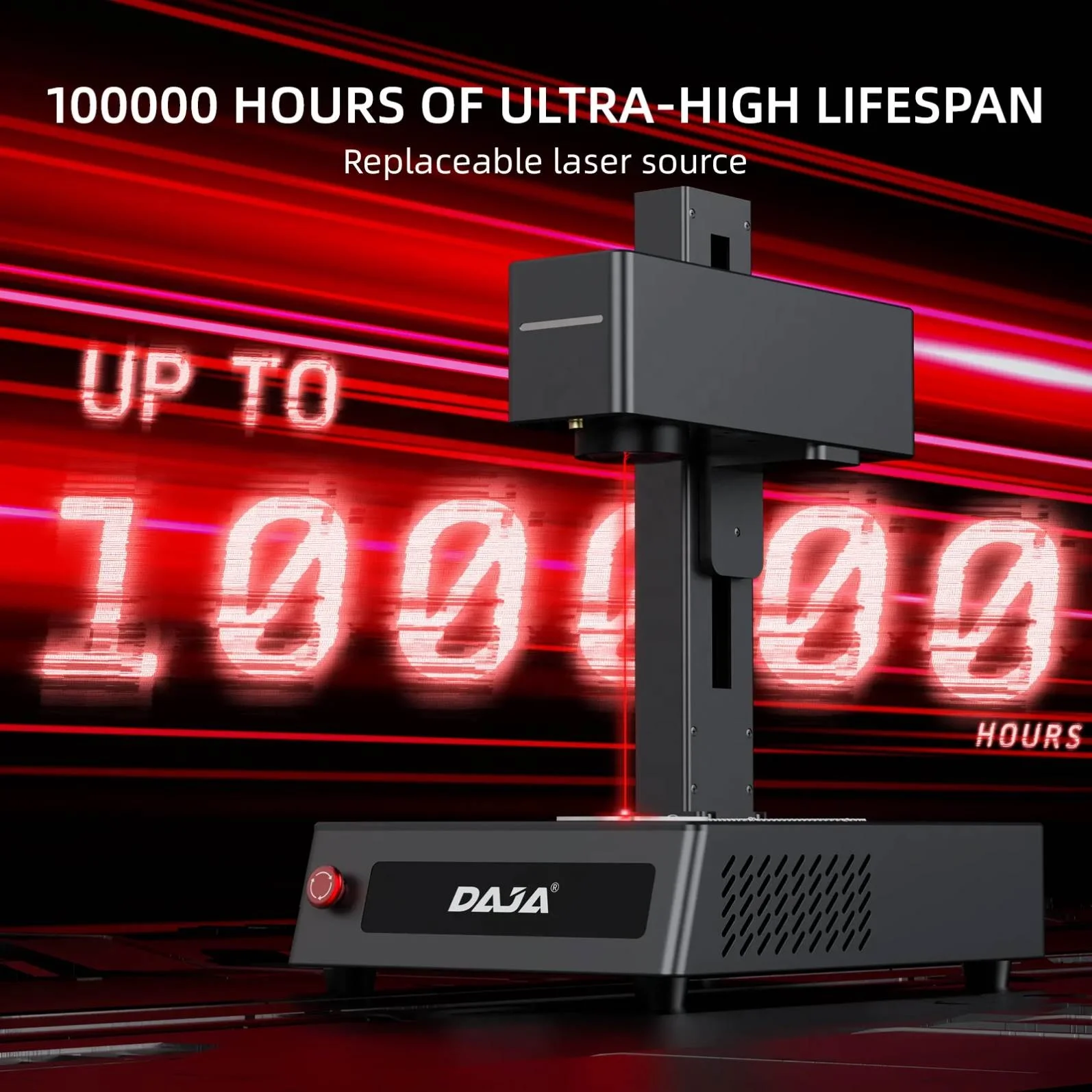 Laser Engraving Machine for Multi-Surface Applications Including Marking on Wood Plastic and Metal Materials
