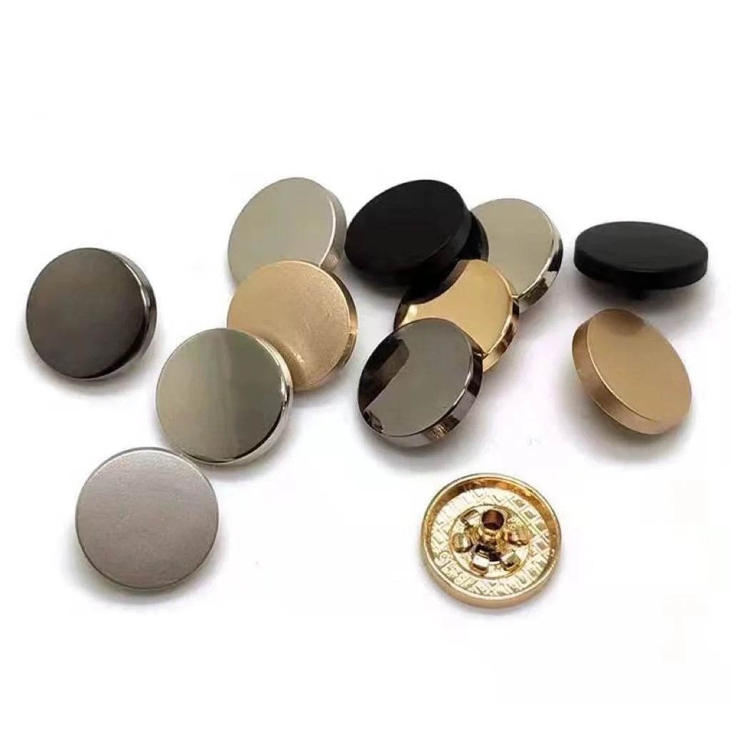 SATL Factory Stock Service Custom Spring Metal Brass Snap Button For Clothing Jeans