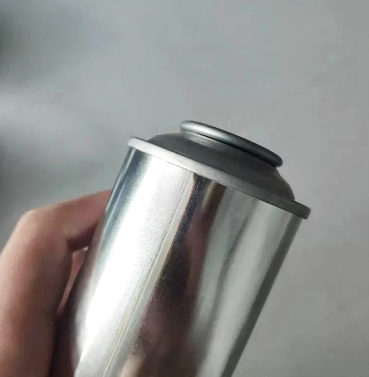 Empty Aerosol Tin Can Straight Metal Tinplate Can with good quality empty custom new aerosol can