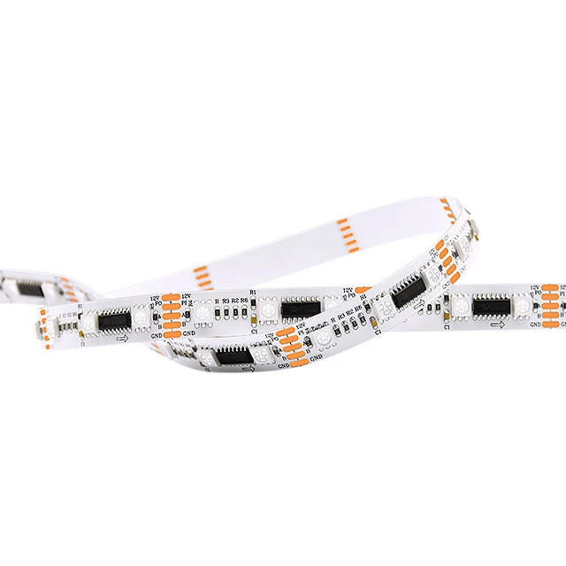 Dc12v Smart 5 In 1 Multi Color Smd 5050 Rgb+cct Optional Dmx512 Control Flexible Led Strip