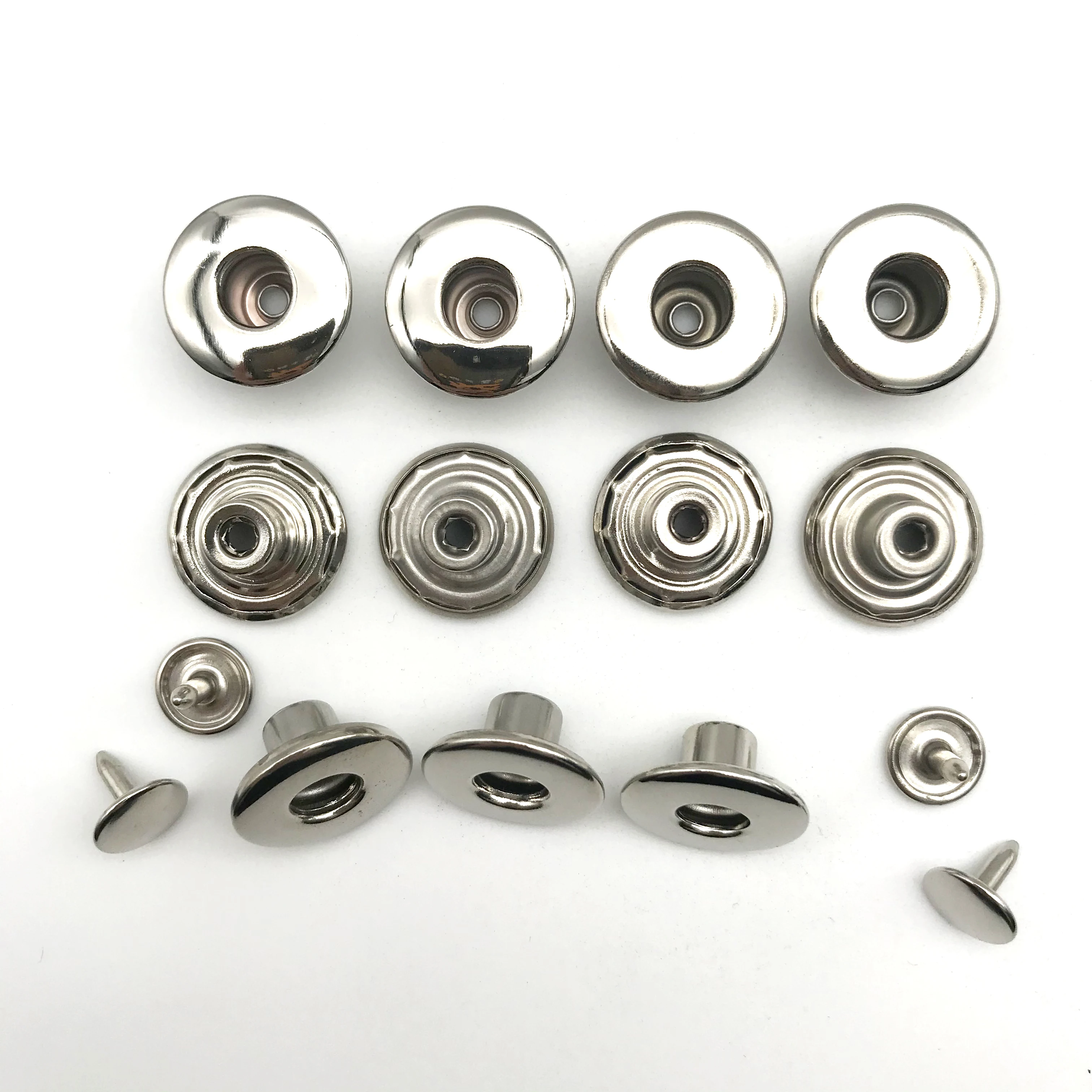 Custom jeans rivets buttons jacket coat metal  button