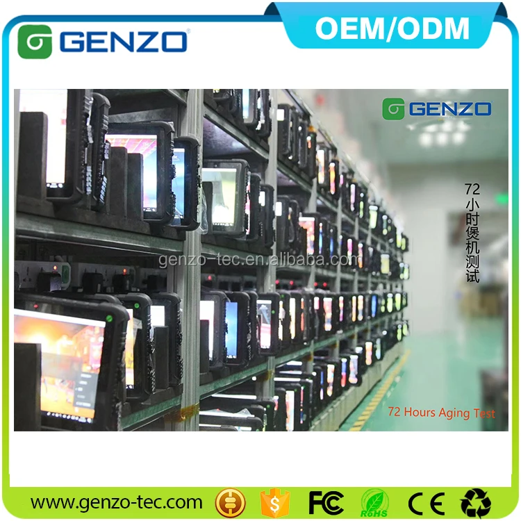 GENZO High brightness 1000 nits Rugged Tablet for Windows with RJ45 Ethernet port and UHF Industrial Tablet PC
