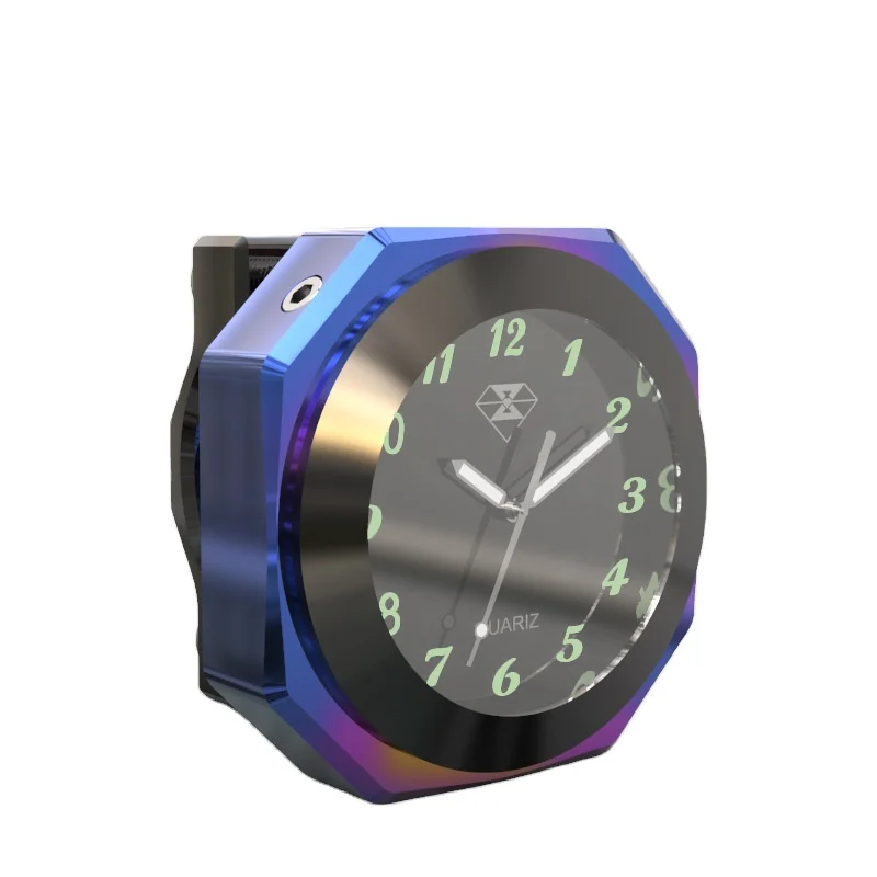 Outdoor modification cycling safe electronic clock for motorcycle convenient to check time