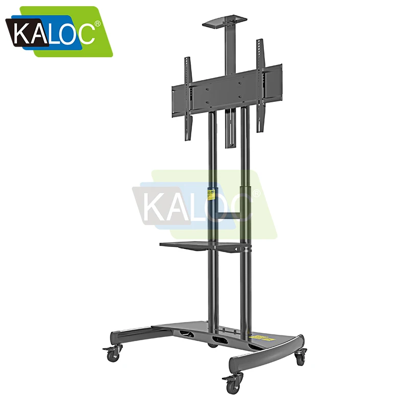 KLC-180 тумба под телевизор подвижный стенд с замком безопасности дисплей Tablet PC до 200 фунтов Универсальный ТВ корзину