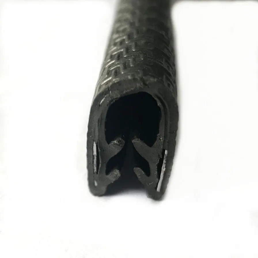 U shape steel insert Car Auto Door Decorative Edge Trim Rubber PVC EPDM Seal Strip