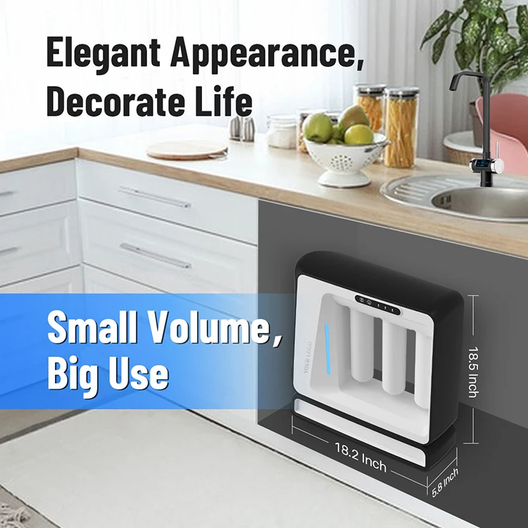 7 Stage Drinking Water Purifier Supply Mineral Alkaline Water Under Sink Reverse Osmosis Water Filter System