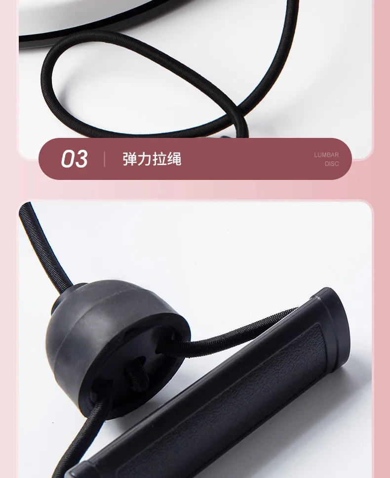 New Arrivals Home Exercise Waist Training Twister Board Foot Massage Twisting Disc with Resistance Bands